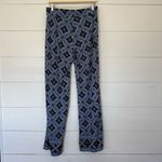 Max edition  Women’s Large Blue Patterned Wide Leg Pants Photo 2