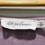 All in Favor ALL IN‎ FAVOR Side Tie Tank Top Lavender Large Photo 4