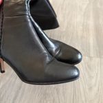 LK Bennett Leather Long Black Mini Heel Boot Size 36 Photo 4