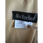 Miss New York high neck cut out Sequenced & beaded dress and scarf size 16 Gold Photo 10