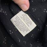 Ralph Lauren Denim & Supply Black Long Sleeve Small Print Cut Out Top Photo 5