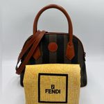 Fendi  Vintage Dome Satchel Pequin
Coated Canvas Medium Photo 1