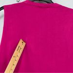 Savanna Jane L Aztec embroidered sleeveless mini dress pink Fuchsia tassels Size L Photo 13