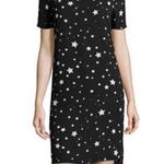 Belle Sky Star print asymmetrical hem sheer dress Photo 0