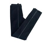 ZARA  Women’s Black Striped Slit High Waisted Skinny Pants SZ 4 #1130 Photo 7