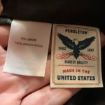 Pendleton  Tailored 100% Virgin Wool Black Trench Coat “Dress” Women’s Size 12 Photo 11