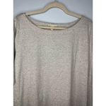 Eileen Fisher  Heathered Organic Cotton Crew Neck Dress Size XL Gray T-Shirt Photo 2