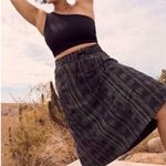 Athleta New  Arrival Skirt Size 4 Pull On Black White Striped Photo 1