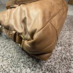 Coach Ashley Large Beige Leather Carryall Satchel Shoulder Bag Photo 7