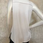 Calvin Klein  Gold Zipper V Neck Tank Photo 4