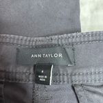 Ann Taylor  size 2 wide leg high rise grey Pants cotton blend office workwear Photo 1