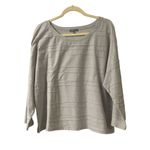 Habitat Steady Stream knit top gray sz Large Photo 2