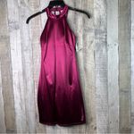 Crystal Doll Crystal Dolls Sz 3 Jr Burgundy Lined Sleeveless Halter Short Party Dress… Photo 1