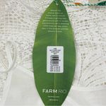 Farm Rio NWT Guipire Short Sleeve Blouse Size XS White Crochet Pineapple Beachy Photo 8