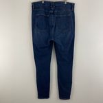 Good American Dark Wash Denim Good Waist High Rise Hook & Eye Skinny Jeans Photo 6