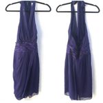 Maggy London Vintage  Halter Dress Purple Photo 1