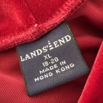Lands End Velvet Mock Neck Top Women’s XL 18 Photo 2