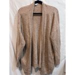 American Eagle Cozy Knit Open Front Cardigan Taupe Heathered Size S P Tan Photo 1