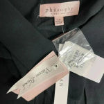 Philosophy  Woman Black Button Down Blouse Size 1X NEW Classic Closet Staple Photo 4