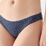 J.Crew Tiny Dot Christie Hipster Bikini Bottom in Navy Size XXS New Photo 0