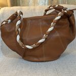 Aqua Madonna Tan and Cream Hobo Bag Photo 2