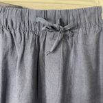 Gap Womens Mid Rise Linen-Blend Easy Straight Leg Pant, S, Blue 735360 Photo 7
