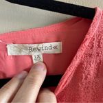 Rewind  Coral Tiered Ruffled Sundress Photo 2