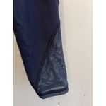 Lululemon Mesh Panel Leggings Women Size 2 Navy Blue Ankle Ventilation Pocket Photo 4