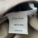 Enza Costa Leather Midi Pull On Wrap Skirt, Putty/Beige Size 2 New w/Tag Photo 5