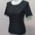 CAbi heathered black short sleeve sweater Photo 1