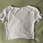 ASOS White Cinched Crop Top Photo 3