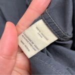 Garnet Hill  Bluish Grey V Neck 3/4 Sleeve Boho Blouse Womens XS Lagenlook Casual Photo 4