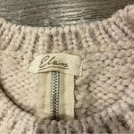 Elan  Creamy Chunky Knit Long Sleeve Sweater w/Back Zipper Detail Women’s Medium Photo 7
