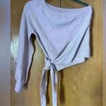 ASTR The label One shoulder faux wrap sweater XL Photo 1
