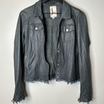 Jakett JKT NYC Alexa Jean Burnished Grey Leather Jacket Size M Gray Size M Photo 4