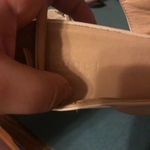 Gucci  WHITE LEATHER SLINGBACK CHAIN HEELS Photo 5