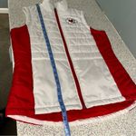 NFL Kansas City Chiefs Women’s  GIII Red White Team Apparel Full Zip Vest Size M Photo 9
