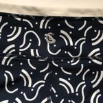 Johnny Was NWT  Calme High Waist 7/8 Leggings in Navy and White Photo 2