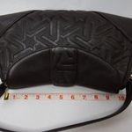 Vintage Dunlop Leather handbag, shoulder bag Brown Photo 12