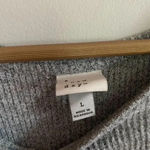 A New Day Gray Ribbed Sweater Dress Photo 5