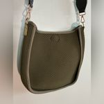 Ahdorned Army Green Colored Neoprene Messenger Bag Green Camo Strap Photo 1