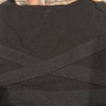 Free People  BLACK CUT OUT SLEEVELESS STRETCH BODYCON RUFFLE SLEEVE CUTOUT DRESS Photo 5