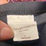 Liz Lange Maternity 2  Tops Purple Crochet Swim and striped top with Black Skirt Photo 1