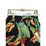 Farm Rio  Preta Tropical Banana Floral Linen High-Waisted Shorts Size XS NWT Photo 2