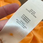 Babaton  aritzia 100% silk orange button down shirt Photo 4