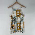 Joie  Silky Chiffon Multicolor‎ Handkerchief Print V Neck Tank Top Photo 7