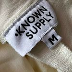 Known Supply • Dawn Pants in Pearl • Cream Ivory Flare Organic Cotton Size M Photo 6