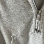 Lululemon Gray Scuba Hoodie Quarter Zip-Up Photo 4