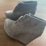 Soda  Suede Wedge Heels Photo 1