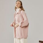 NAP Loungewear Pink Oversized Casual Shirt Jacket Shacket Size Medium Photo 1